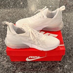 Nike White Air Max 270 Sneakers